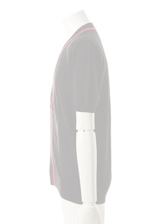 画像3:   PHILIPP PLEIN COUTURE フィリッププレインクチュール CARDIGAN NEON WARRIOR{PPC8M1012-BLKROSE-}