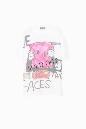 画像1: {SOLD}guernika ゲルニカ Hand Painted T-shirt{-BDA}