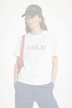 画像5:   PATOU パトゥ オーガニックコットン パトゥロゴTシャツ{JE0299999001W-BDS}