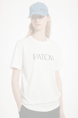 画像6:   PATOU パトゥ オーガニックコットン パトゥロゴTシャツ{JE0299999001W-BDS}
