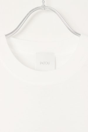 画像9:   PATOU パトゥ オーガニックコットン パトゥロゴTシャツ{JE0299999001W-BDS}