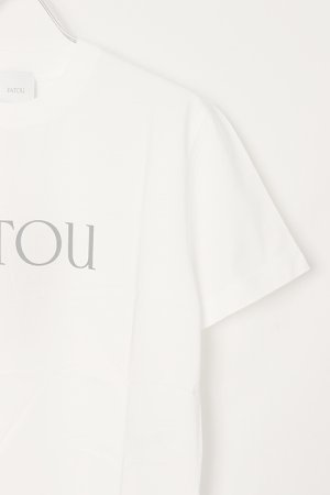 画像11:   PATOU パトゥ オーガニックコットン パトゥロゴTシャツ{JE0299999001W-BDS}