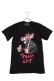 画像1: {SOLD}DOMREBEL ドムレーベル PUSSY CAT T-SHIRT ブラックスワロフスキー/カスタムモデル{-AHS} (1)