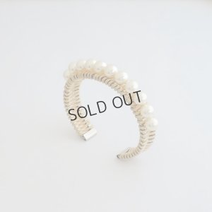 画像4: {SOLD}ADER.bijoux アデルビジュー RATTAN pearl bangle{-AIS}