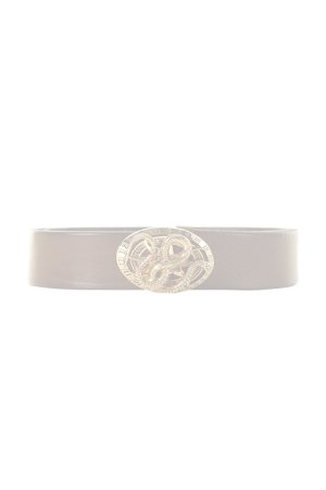 画像1:   Roberto Cavalli ロベルトカヴァリ BELT WITH SNAKE BUCKLE{RC-201706-01-BRWGLD-AGS}