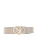   Roberto Cavalli ロベルトカヴァリ BELT IN HIDE WITH RC BUCKLE{RC-201706-01-BRWGLD-AGS}