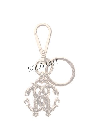 画像1: {SOLD}Roberto Cavalli ロベルトカヴァリ RC KEY CHAIN{RC-201706-07-GLD-AGS}