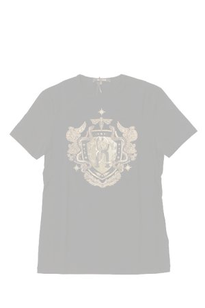 画像1:   Roberto Cavalli ロベルトカヴァリ T-SHIRT RC WITH SNAKES{RC-201706-10-BLK-AGS}