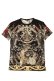 画像1: Roberto Cavalli ロベルトカヴァリ T-SHIRT FORTUNE-TELLING{RC-201706-12-BLK-AGS} (1)