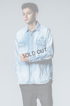 画像2: {SOLD}RESOUND CLOTHING リサウンドクロージング OVER DENIM shirts{-BDA}
