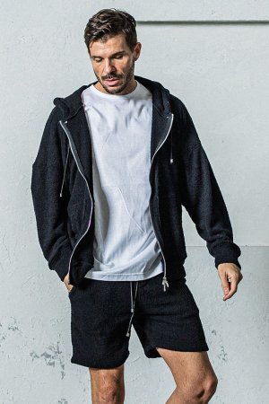 画像2: RESOUND CLOTHING リサウンドクロージング MOLE YARN PILE zip loose hoodie{-BES}