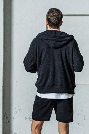 画像3: RESOUND CLOTHING リサウンドクロージング MOLE YARN PILE zip loose hoodie{-BES}