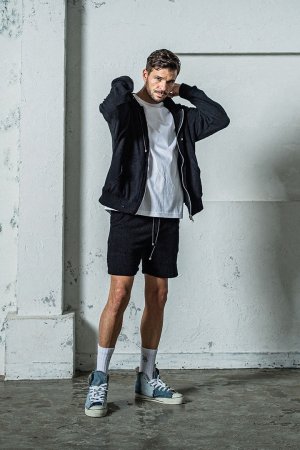 画像4: RESOUND CLOTHING リサウンドクロージング MOLE YARN PILE zip loose hoodie{-BES}