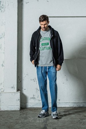 画像7: RESOUND CLOTHING リサウンドクロージング MOLE YARN PILE zip loose hoodie{-BES}