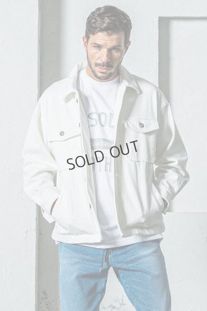 画像1: {SOLD}RESOUND CLOTHING リサウンドクロージング DENIM JERSEY OVER CPO{-BES}