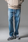 RESOUND CLOTHING リサウンドクロージング DENIM JERSEY WIDE PT{-BEA}