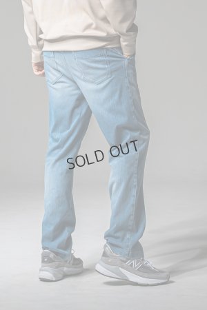 画像3: {SOLD}RESOUND CLOTHING リサウンドクロージング DENIM JERSEY WIDE PT{-BEA}