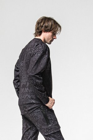 画像3: RESOUND CLOTHING リサウンドクロージング paisley back fleece drop trainer{-BEA}