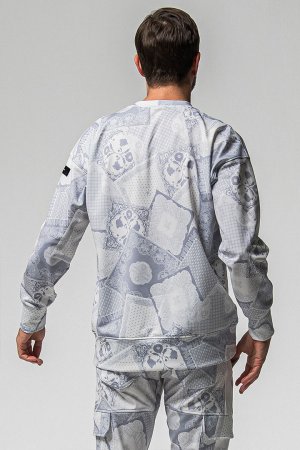 画像3: RESOUND CLOTHING リサウンドクロージング paisley back fleece drop trainer{-BEA}