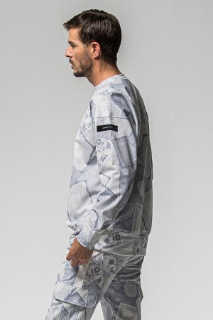 画像4: RESOUND CLOTHING リサウンドクロージング paisley back fleece drop trainer{-BEA}