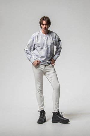 画像5: RESOUND CLOTHING リサウンドクロージング paisley back fleece drop trainer{-BEA}