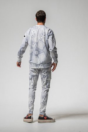 画像7: RESOUND CLOTHING リサウンドクロージング paisley back fleece drop trainer{-BEA}