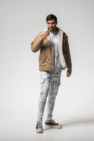 画像9: RESOUND CLOTHING リサウンドクロージング paisley back fleece drop trainer{-BEA}