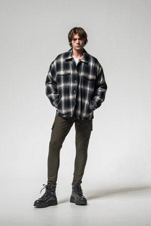 画像6: RESOUND CLOTHING リサウンドクロージング flannel check JK{-BEA}