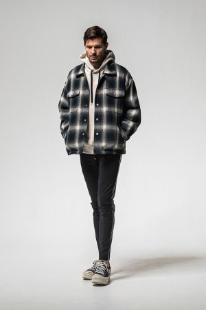 画像7: RESOUND CLOTHING リサウンドクロージング flannel check JK{-BEA}