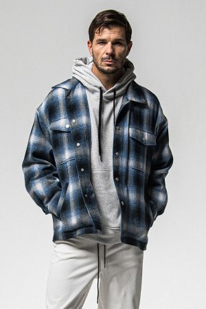 画像1: RESOUND CLOTHING リサウンドクロージング flannel check JK{-BEA}