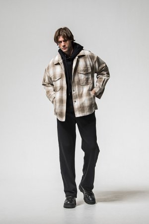 画像9: RESOUND CLOTHING リサウンドクロージング flannel check JK{-BFS}