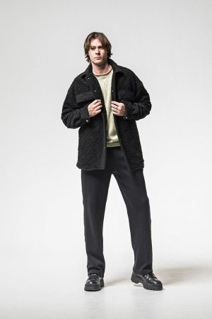 画像11: RESOUND CLOTHING リサウンドクロージング velours fleece WIDE TUCK PANTS{-BEA}