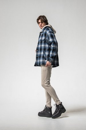 画像9: RESOUND CLOTHING リサウンドクロージング CHRIS EASY suede TUCK PANTS{-BFS}