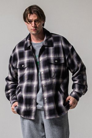 画像1: RESOUND CLOTHING リサウンドクロージング 50S check JK{-BFS}