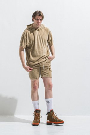 画像9: RESOUND CLOTHING リサウンドクロージング PILE HALF HOODIE{-BFS}
