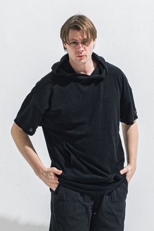 画像2: RESOUND CLOTHING リサウンドクロージング PILE HALF HOODIE{-BFS}