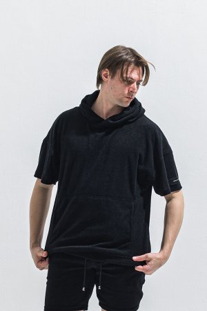 画像3: RESOUND CLOTHING リサウンドクロージング PILE HALF HOODIE{-BFS}