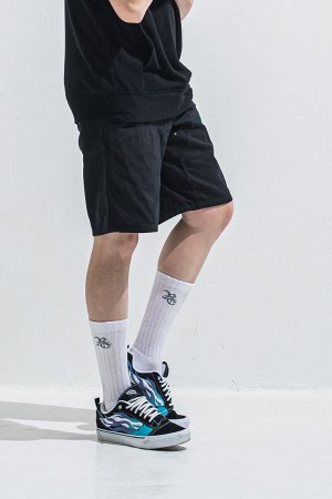 画像3: RESOUND CLOTHING リサウンドクロージング double knee SHORTS{-BFS}
