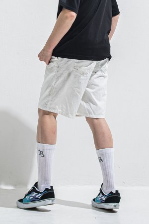 画像4: RESOUND CLOTHING リサウンドクロージング double knee SHORTS{-BFS}