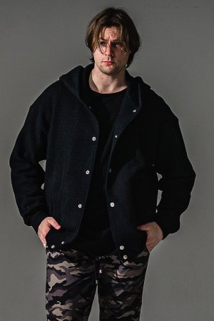 画像1: RESOUND CLOTHING リサウンドクロージング KNT Varsity hoodie{-BFA}