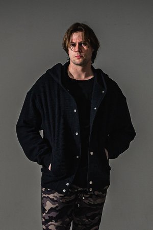 画像2: RESOUND CLOTHING リサウンドクロージング KNT Varsity hoodie{-BFA}