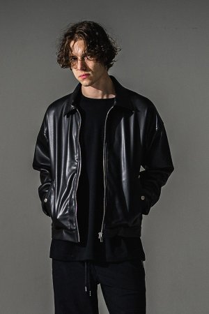 画像2: RESOUND CLOTHING リサウンドクロージング leather sp jk{-BFA}