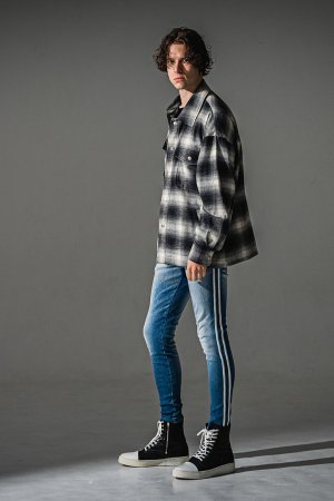 画像6: RESOUND CLOTHING リサウンドクロージング flannel check JK{-BFA}