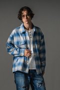 RESOUND CLOTHING リサウンドクロージング flannel check JK{-BFA}