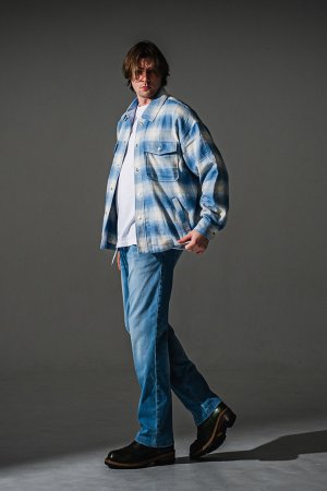 画像6: RESOUND CLOTHING リサウンドクロージング flannel check JK{-BFA}