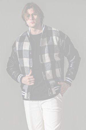 画像1: RESOUND CLOTHING リサウンドクロージング Varsity jacket{-BFA}