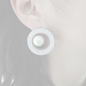 画像2:   ADER.bijoux アデルビジュー RETRO pearl pierce{-AHA}