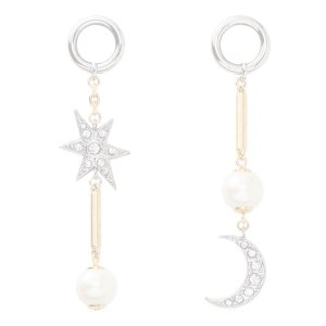 画像1:   ADER.bijoux アデルビジュー MOON&STAR multi pierce (silver){-AHA}