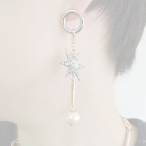 画像3:   ADER.bijoux アデルビジュー MOON&STAR multi pierce (silver){-AHA}