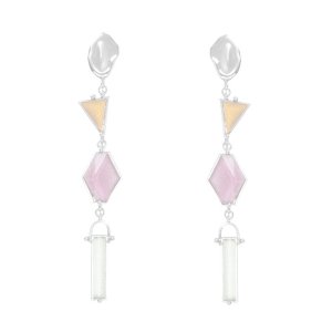 画像1:   ADER.bijoux アデルビジュー VITRAIL long pierce(silver){-AIS}